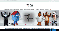 Desktop Screenshot of ma-mascotte.com