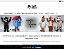 Tablet Screenshot of ma-mascotte.com